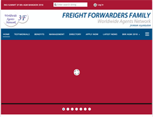 Tablet Screenshot of freightforwardersfamily.com